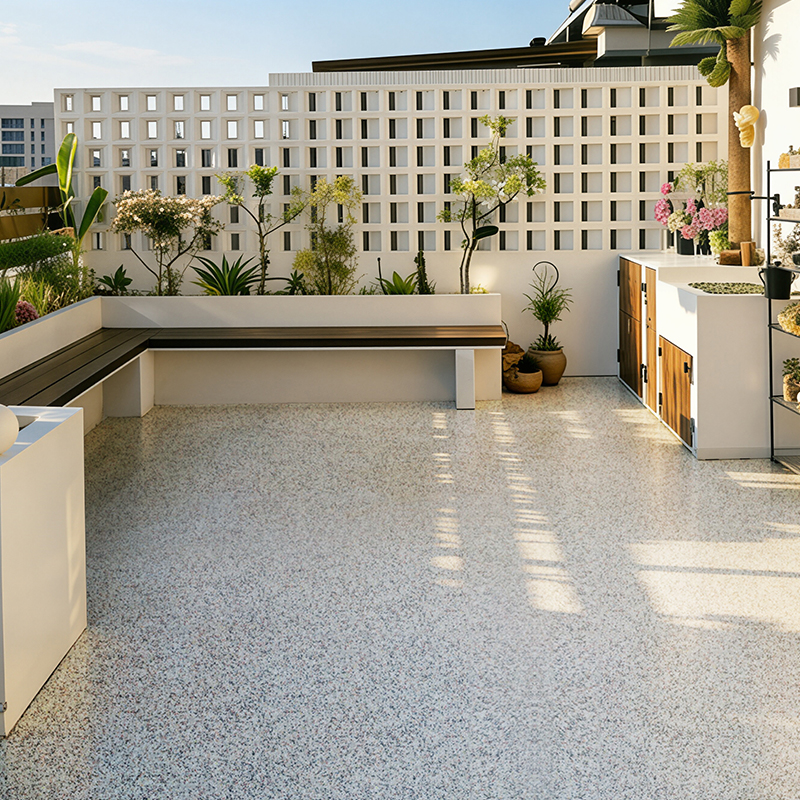 环氧彩砂自流平