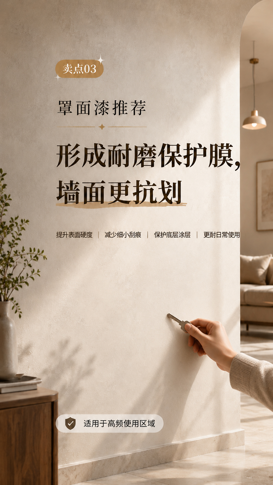 罩面漆保护漆施工效果-艺术涂料表面保护
