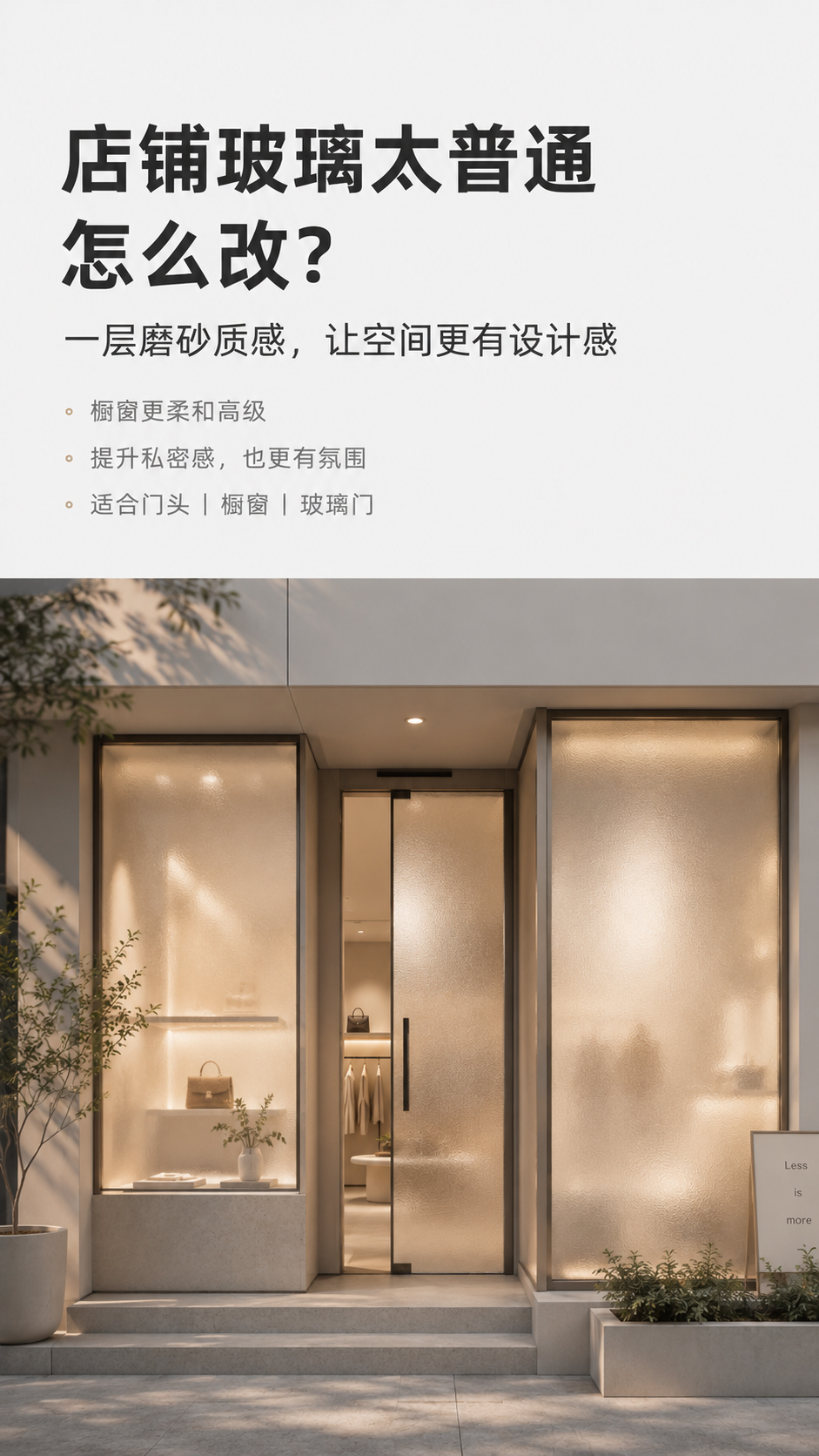 磨砂玻璃漆商业玻璃装饰图